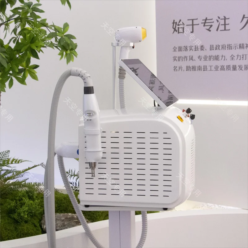 Diode Laser and Picosecond Laser 2 in 1 808 Diode Laser Hair Removal Tattoo Removal Machine with 4 Wavelength 755nm 808nm 1064