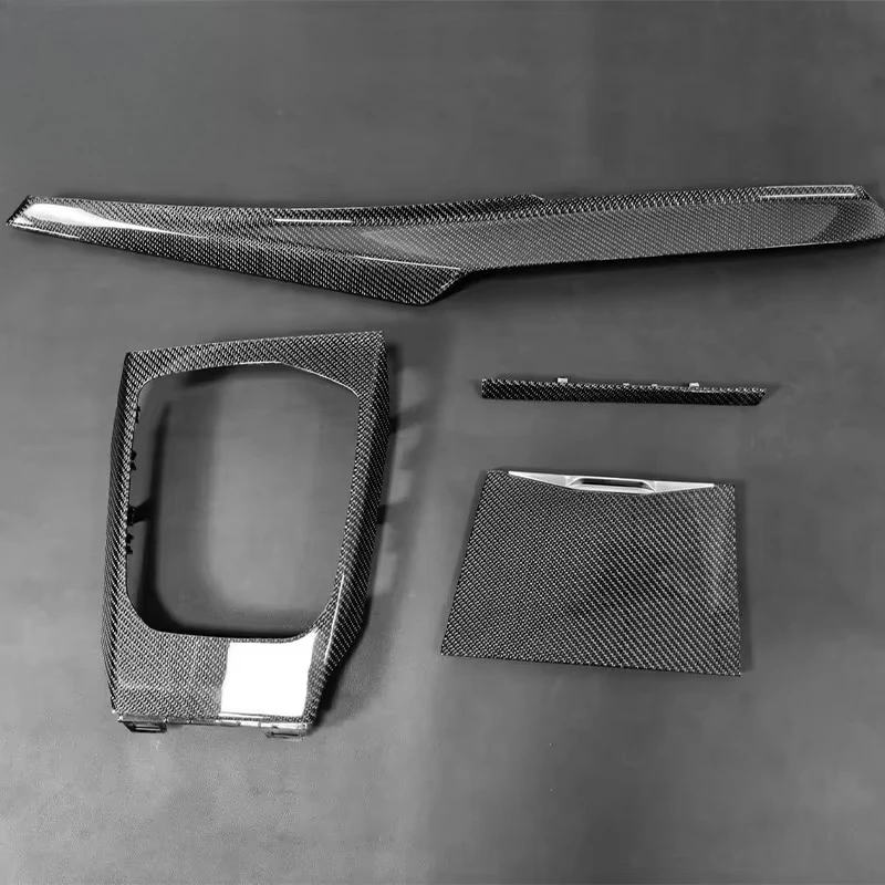 For G20 M340i M440i G21 G22 G23 G26 G42 M2 M3 M4 2023 2024 Right Hand Drive Carbon Fiber Center Console Car Interior Parts
