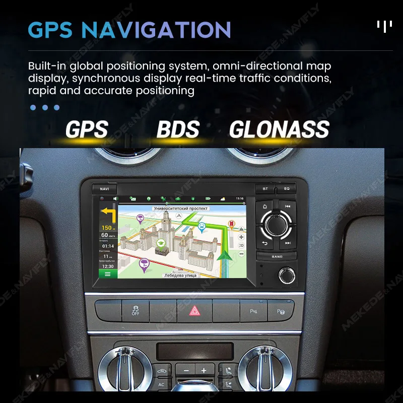 MEKEDE 7inch Car Radio For Audi A3 8P 2003-2012 S3 RS3 Sportback Intelligent car audio system Carplay Stereo Multimedia Player