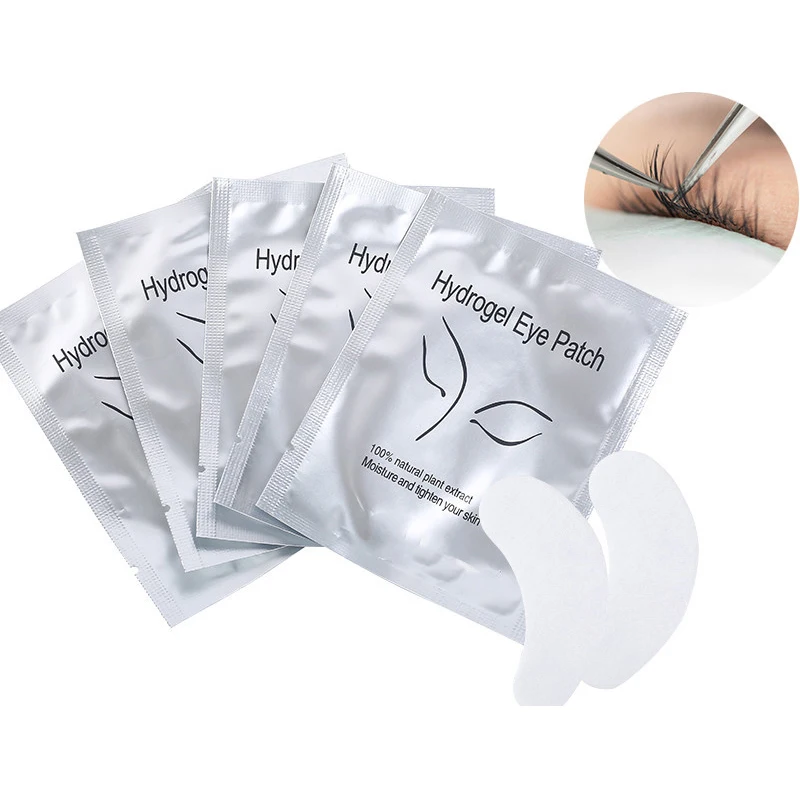 Eye Patches Eyelash Extension 50Pairs/Lots Under Eye Pads Makeup Eyelash Patches Tip Stickers Pads For Eyelash Extension Makeup