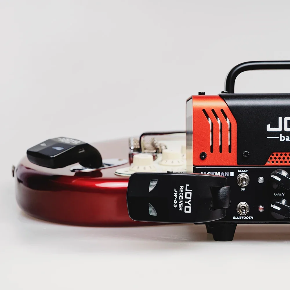 JOYO JW-03 Wireless Guitar Transmission System 2.4GHz 4 Channels Wireless Guitar Transmitter and Receiver Multi-Set Combination