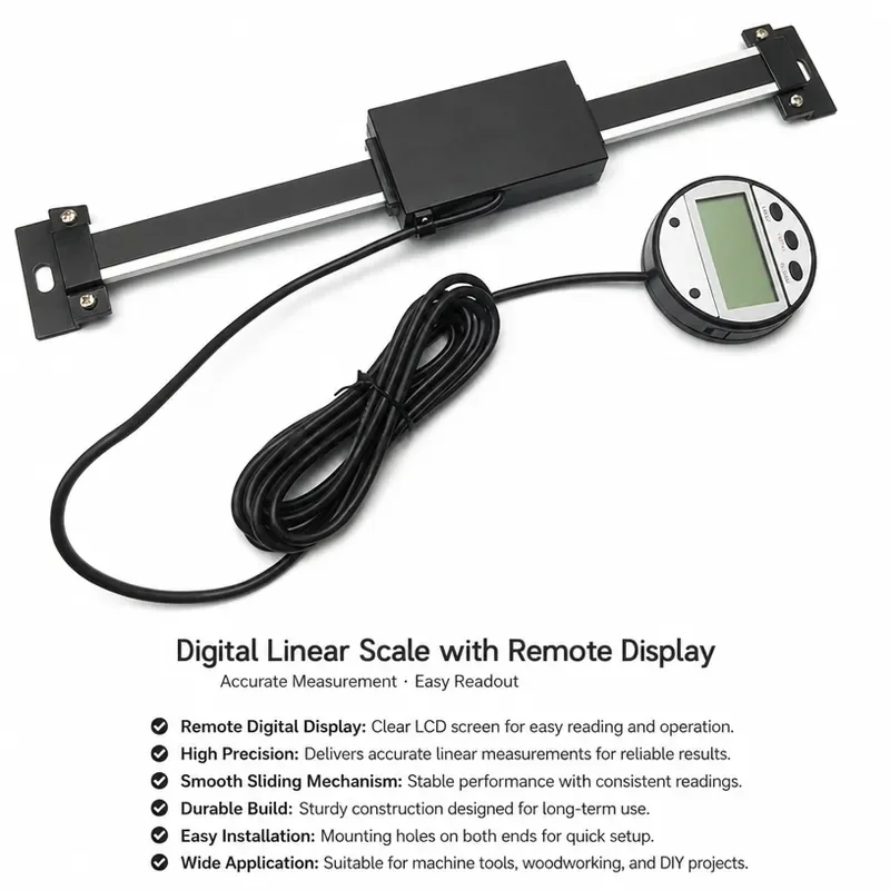 0.01 mm 150mm/200mm/300mm/500mm/600mm DRO Magnetic Remote Digital Readout digital linear scale External Display