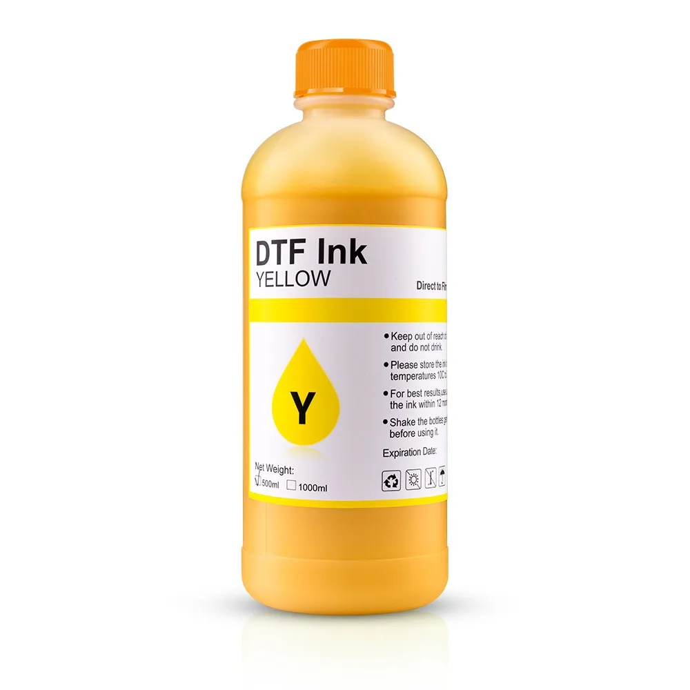 500ml White DTF Ink Eco DTF Ink For Epson L1800 L800 L805 I3200 7880 1390 Modified printer DTF Direct Transfer Film PET Film