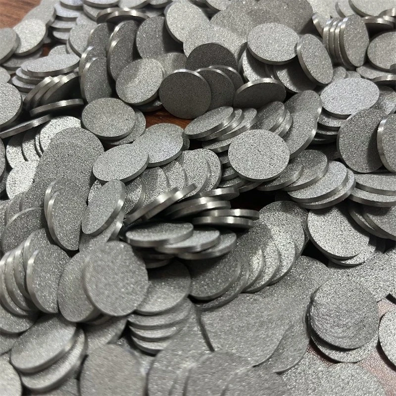 Stainless Steel Powder Sintered Filter Disc, Micron Ultra‑Fine Pore Filter Element for High‑Temp Gas Safety Filtration