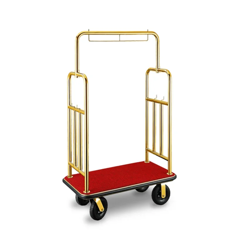 

304 Stainless Steel hotel Titanium Gold luggage cart Tool