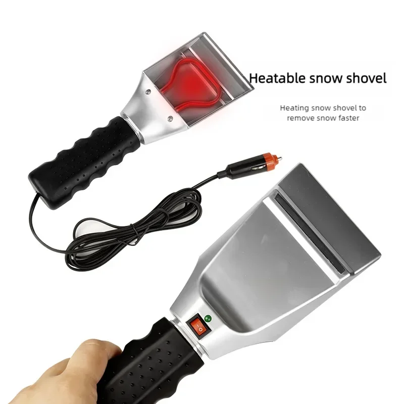 Xiaomi Youpin 12V Winter Electric Heater Car Ice Scraper Windshield Glass Snow Shovel Removal Defrost Cleaning Heat Snow Scraper