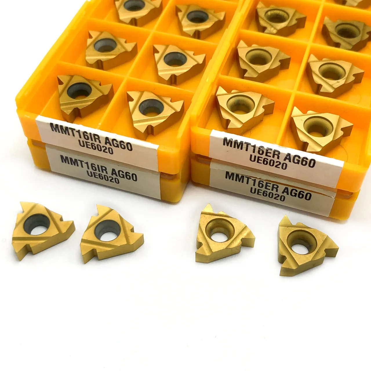 

10 шт., твердосплавные пластины MMT16IR MMT16ER AG60 VP15TF UE6020