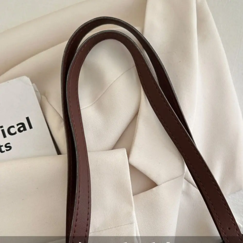 다용도 한국 스타일 PU 토트백 벨벳 PU 솔리드 컬러 레터 언더암 백 대용량 핸드백 스웨이드 숄더백 여행용