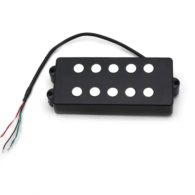 Five-string Open Electric Bass Pickup 105.5*49MM Bass Pickup Hole Distance 62MM Bass Accessories Black