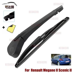 Rear Windscreen Wiper Blade & Arm Set Kit for Renault Megane II Scenic II  Grand Scenic MK2 Windshield Windscreen 2003 - 2009