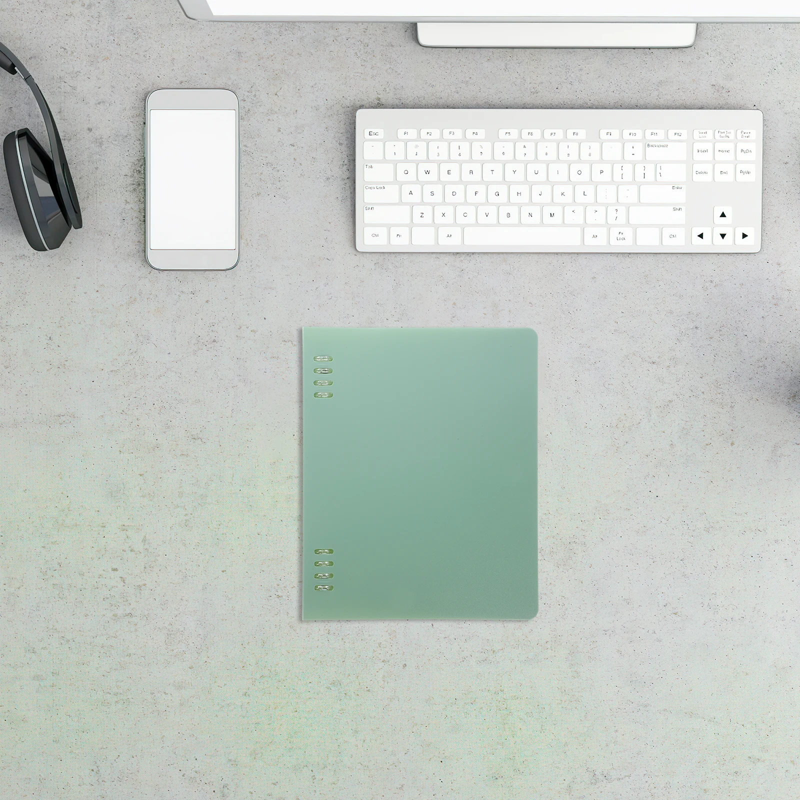 

3pcs A5 Gradient Binder Covers Notebook Shells Dark Green Loose Leaf Cases Journal Planner Study Notes Durability