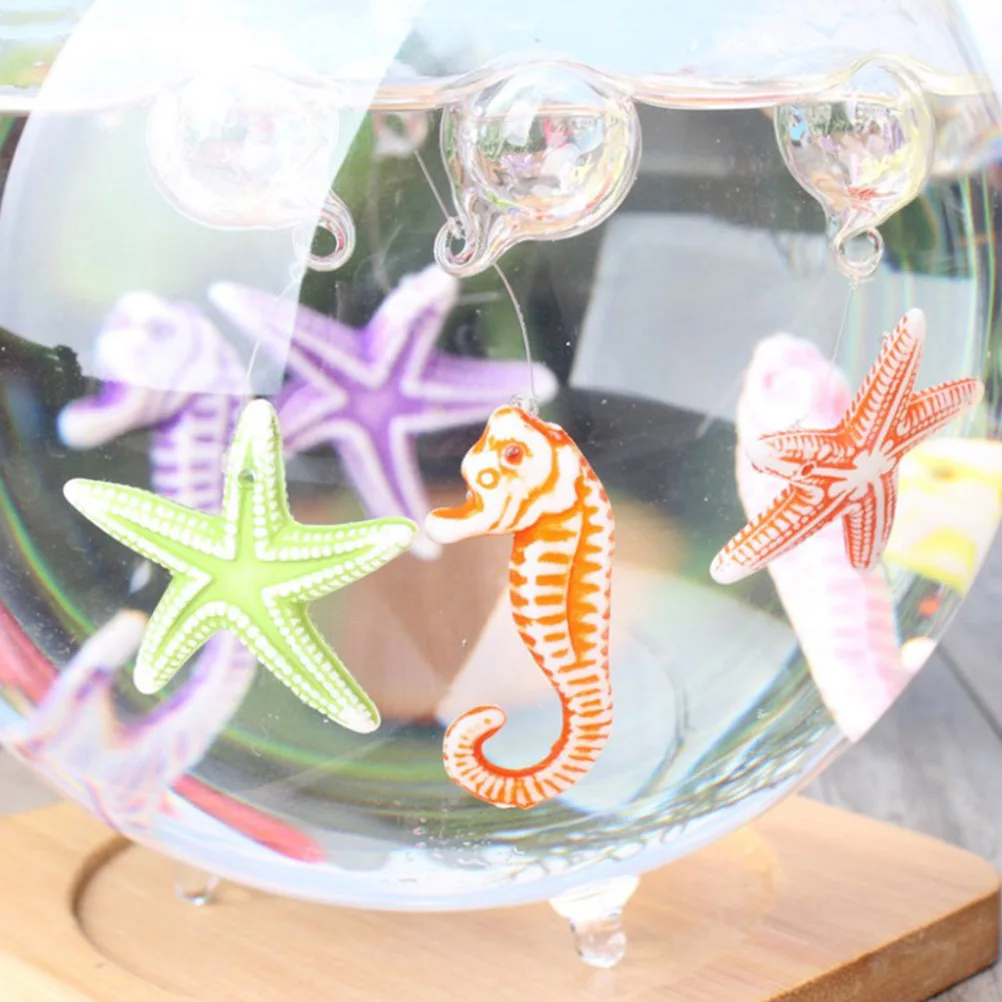 

50Pcs Ocean Animal Figurines Resin Aquarium Decor for Fish Tank Saltwater Freshwater Safe Vivid Underwater Landscape Ornaments