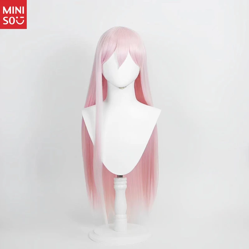   Perruque de Cosplay Chainsaw Man Power, cheveux longs mélangés personnalisés orange abricot pour Costume du diable