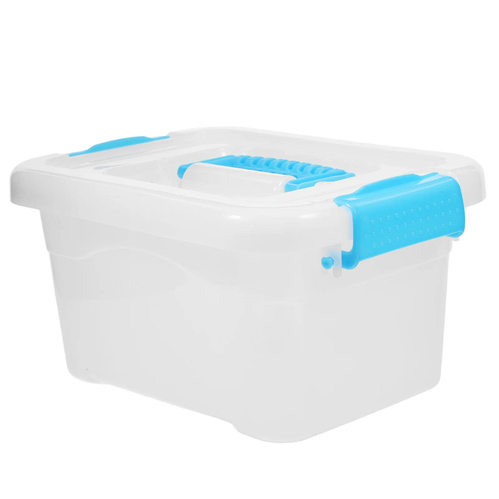 

Pod Storage Container Moistureproof Plastic Organizer Transparent Hexagonal Box With Handle For Laundry Room Kitchen