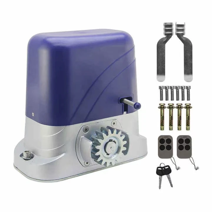 220V Automatic Sliding Gate Opener Key Type AC Door Operator With Anti-Theft Feature Slide Gate Open Motor