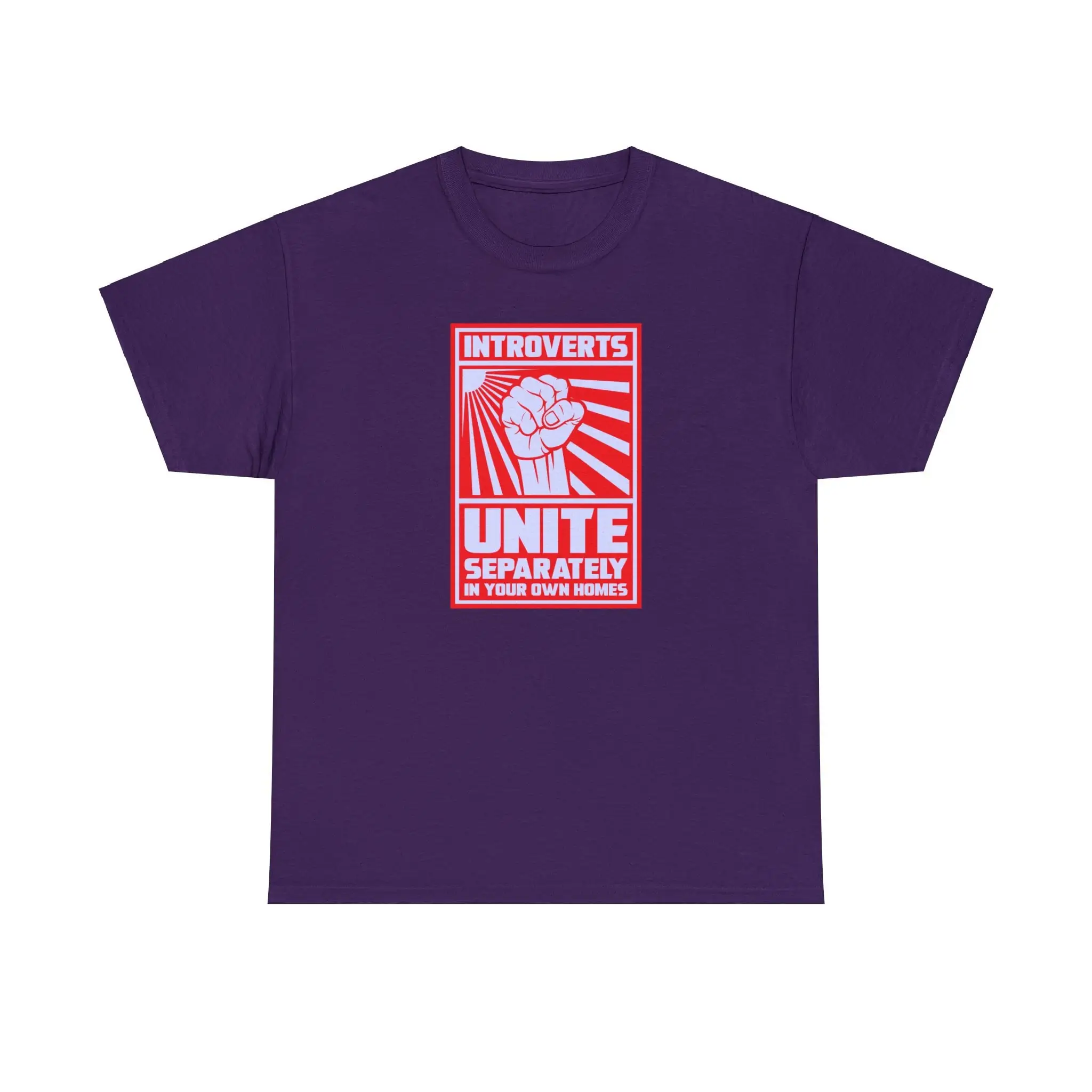 Introverts Unite T SHIRT Heavy Cotton