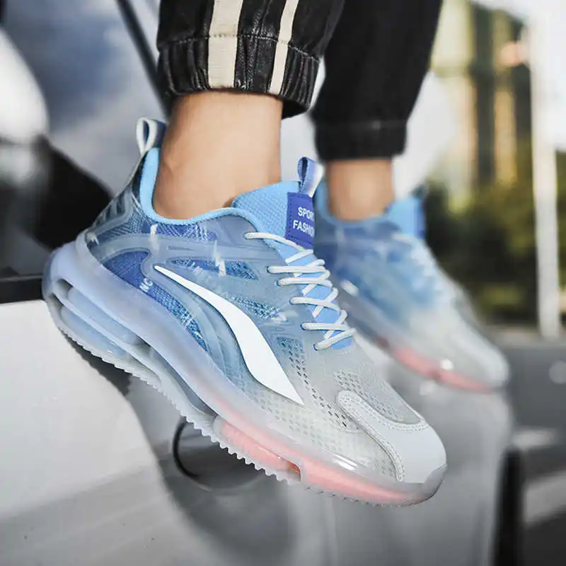 

Весенне-осенние мужские кроссовки на шнуровке, тканые мужские теннисные туфли Pas Cher, черные спортивные кроссовки, новинка 2025 года, оптовая продажа, красивые