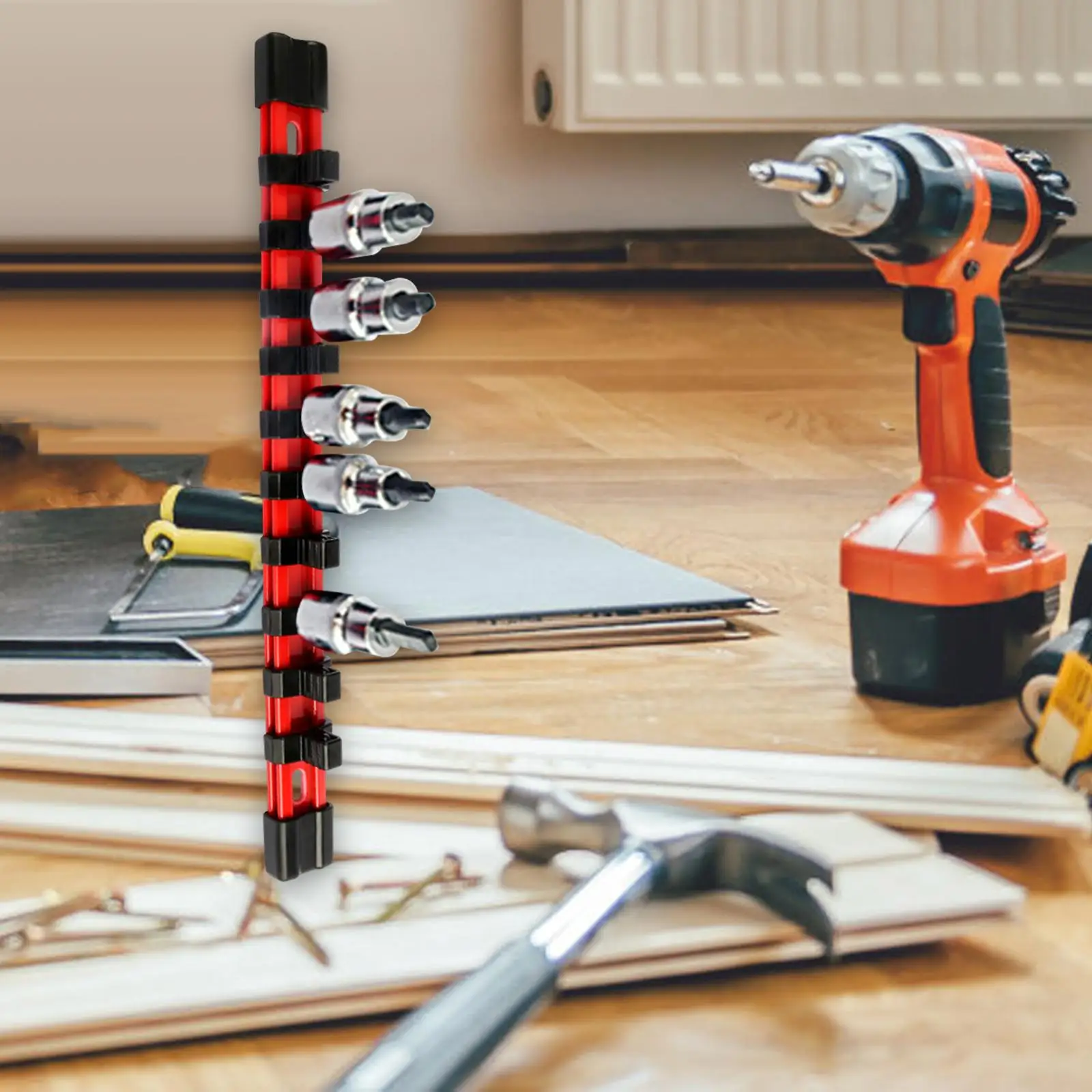 

Органайзер для розеток, прочная сверхмощная стойка для розеток премиум-класса для ящика для инструментов, лоток для розеток, держатель для розеток для гаража, электрика, техника