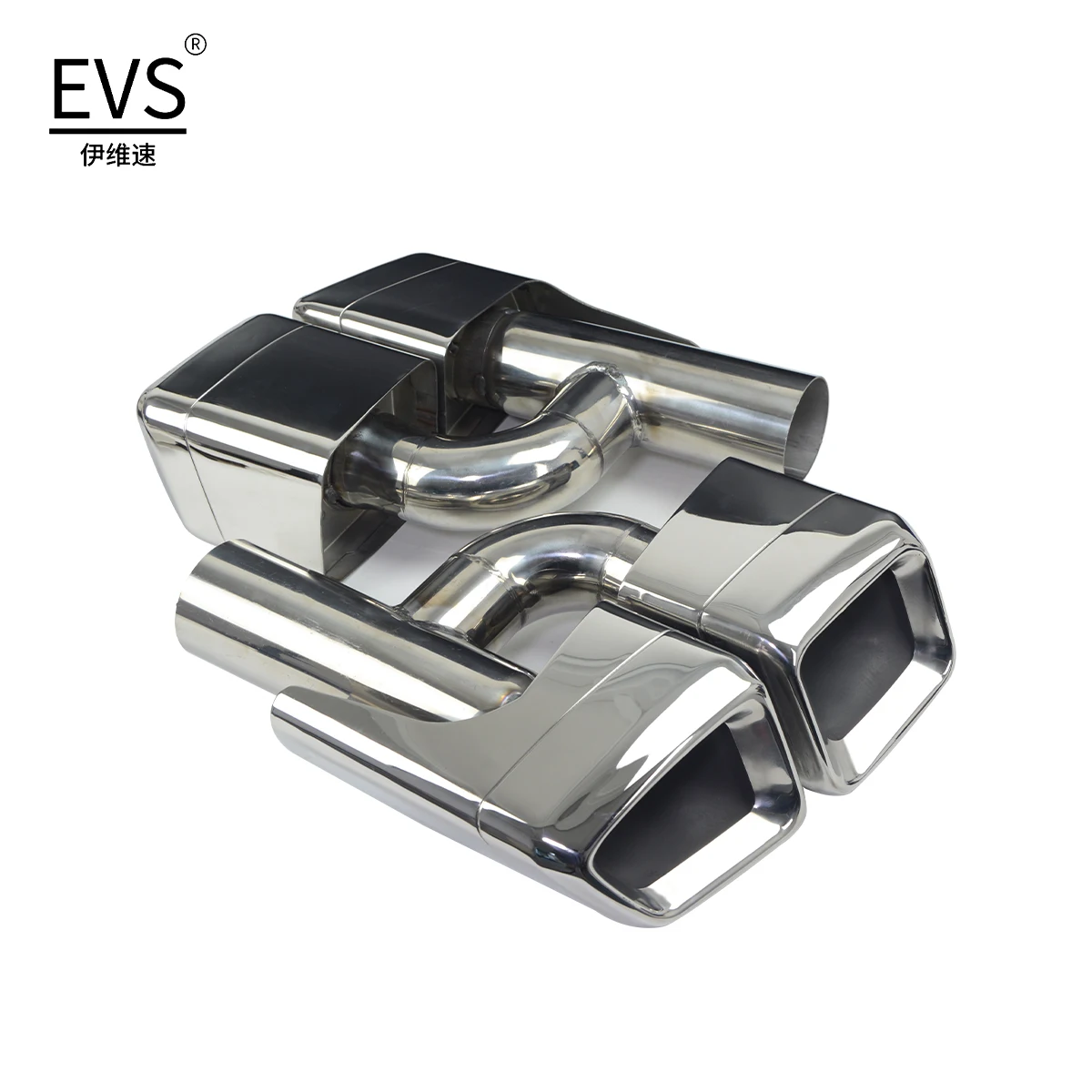 For 2011-2018 Mercedes-Benz CLS-Class W218 Exhaust Pipe Upgrade CLS AMG 63 Quad Out Square Muffler Tip Nozzle