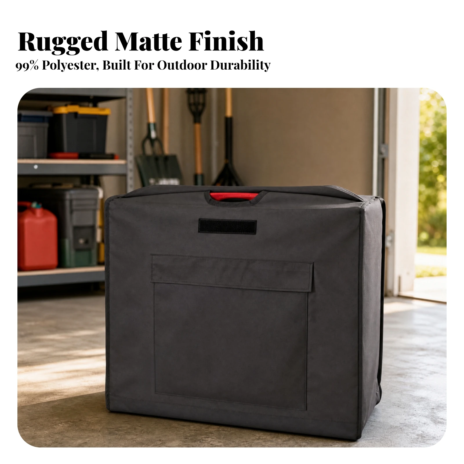 Portable Generator Guarding Cover Dustproof Portable Generator Cover Lightweight Outdoor for Patio, Trailer