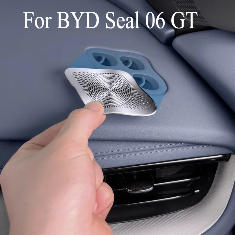 Для BYD Seal 06 GT приборная панель, маски для выхода воздуха с обеих сторон, защитный чехол из нержавеющей стали, автомобильные аксессуары