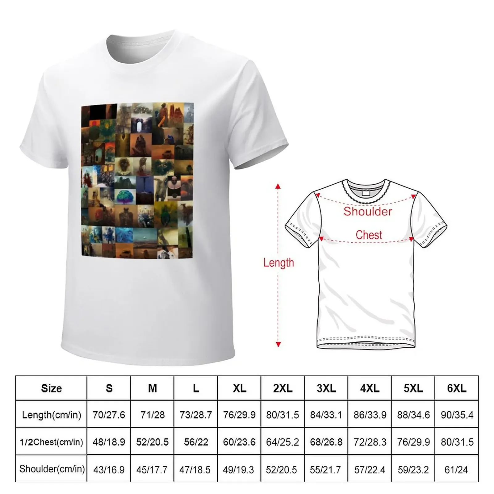 Beksinski - Collage T-Shirt