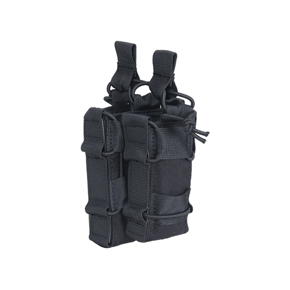 EXCELLENT ELITE SPANKER Tactical Magazine Pouch Combination Molle Drop Leg Panel with 9mm Pistol Mag Bag Hunting Accessories