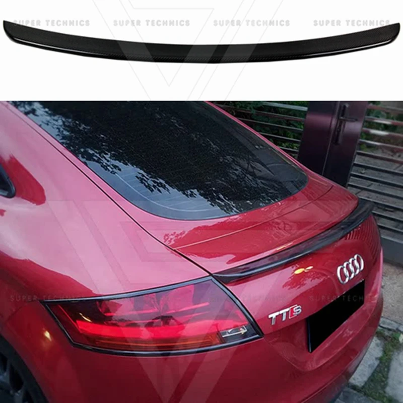 

For Audi TT TTS car styling spoiler ST style real carbon fiber rear spoiler 2008-2014