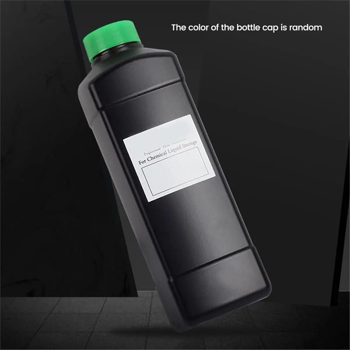 1L Negatives Film Storage Bottles, HDPE Lightproof Darkroom Chemical Containers (Bottle Cap Color is Random)