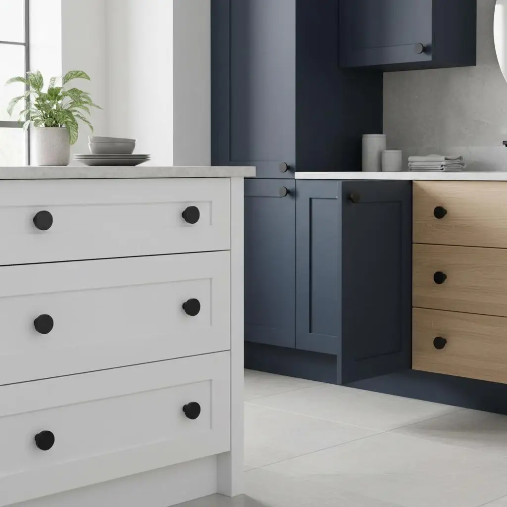 

Фурнитура для мебели из цинкового сплава, 1,26 дюйма, для кухонных шкафов, комодов, ящиков, ванных комнат, 10 штук, цельные дверные ручки-грибки