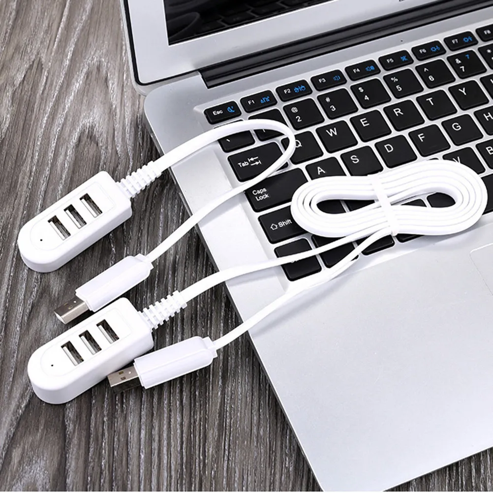 Professional 3-Port USB Hub for Desktop and Laptop Fast Data Transfer Mini Compact Multi-Port Hub with Standalone Charging 0.25m