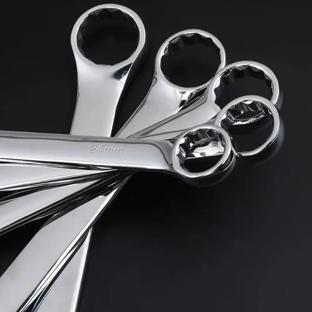 Hand Tool 6-32mm Combination Wrench Chrome Vanadium Steel Metric Open Box End Wrench Opened Ring Repair Wrench Car Repair
