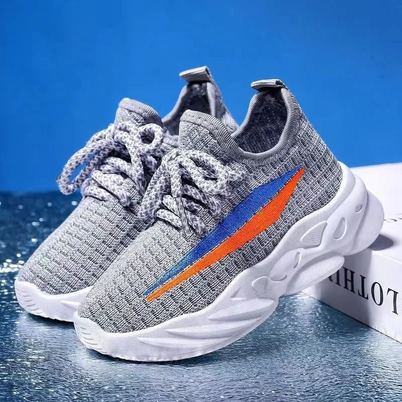 

Spring and Summer Children's Fly-woven Sports Shoes Boys and Girls with The Same Octopus Classmates Kindergarten Coconut Shoes