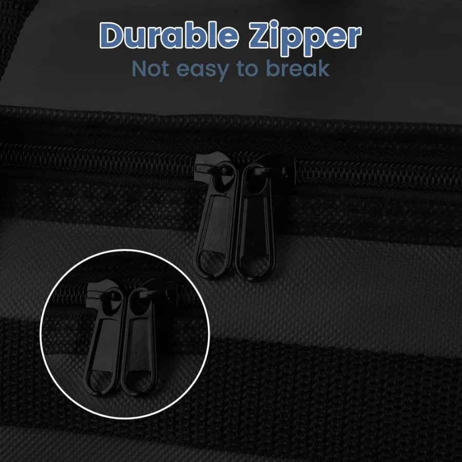 حقيبة توصيل الطعام المعزولة المبردة حامل المشروبات مع قاع صلب XXX أكياس بيتزا كبيرة لـ Doordash Uber أكل البقالة تقديم الطعام T