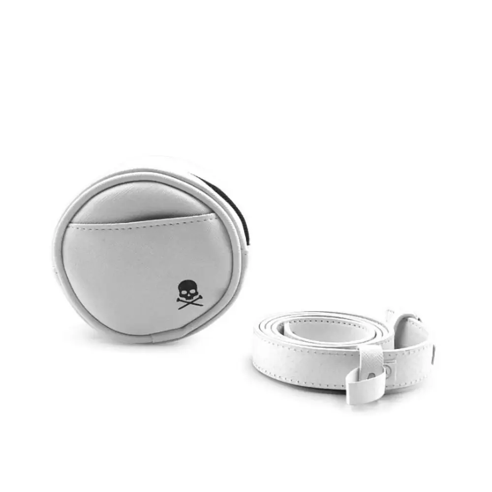 

Кожаная поясная сумка для гольфа, держатель для футболки, защитный чехол для хранения гольфа, круглый чехол с 4 мячами, зажим для хранения мячей для гольфа, подарок для гольфиста