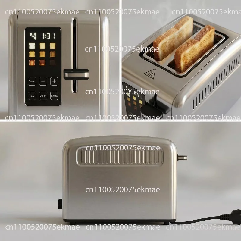 2 Slices Mini Toast Breakfast Oven Electric Home Kitchen Appliances Toaster