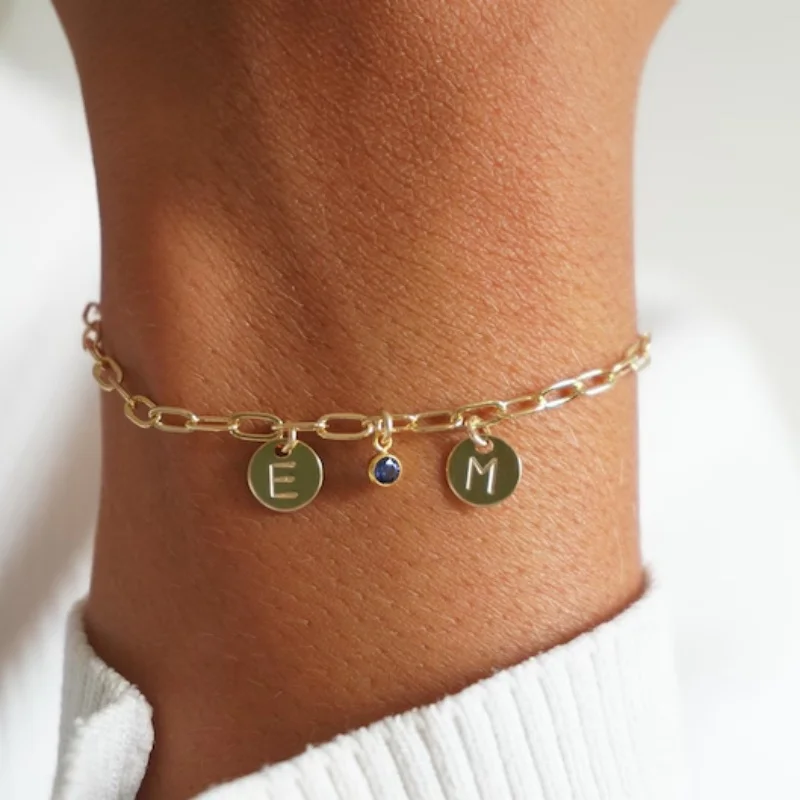 bracelet-initial-en-or-14-carats-plaque-or-delicat-avec-pierre-de-naissance-personnalisee-bijoux-de-createur-bracelets-pour-femmes-cadeau-d'anniversaire