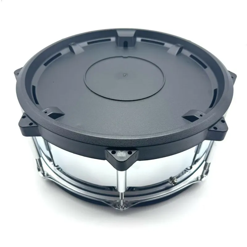 14 Inch Steel Electronic Snare Drum Six Trigger Sensors Musical Instrument Compatible With Electronic Drum Kit
