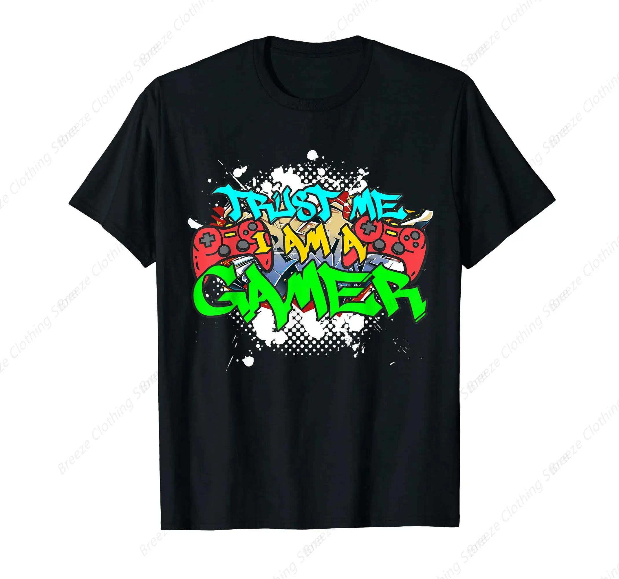

Trust Me, I am A Gamer Urban Graffiti Art Funny Gaming T-Shirt