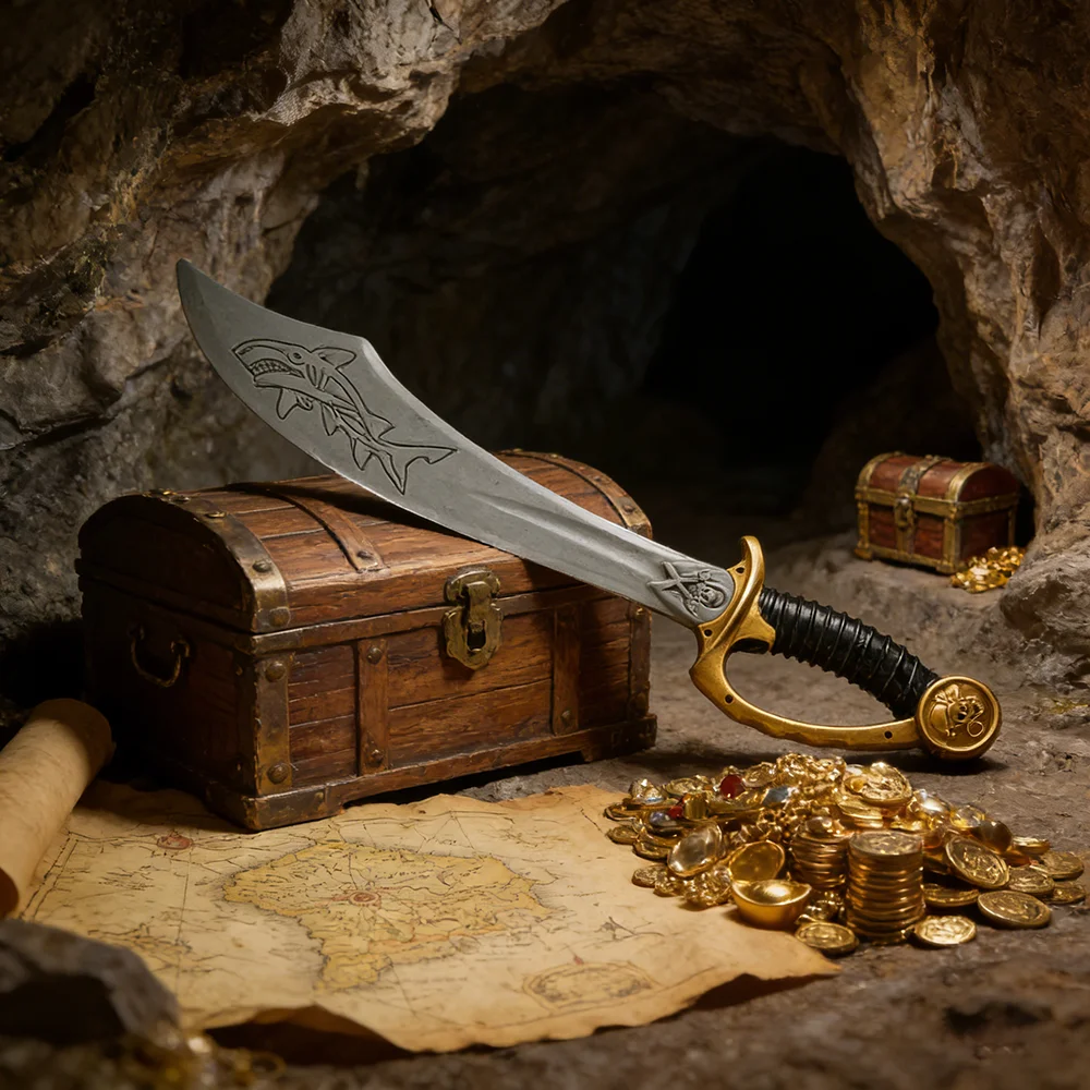 

Party Cosplay Pirate Sword Treasure Hunt Pirate Cutlass Decor Maritime Navigation Era 15th Century Movie Film Stage Sailor Props