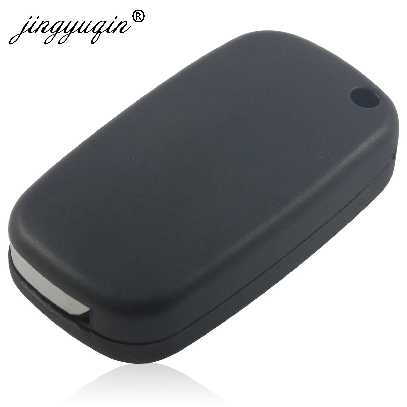 Jingyuqin 2/3 Tombol Casing Kunci Remote Mobil Lipat Cangkang Fob untuk Renault Fluence Clio /Megane /Kangoo Modus VA2/HU83/Pisau Ne72