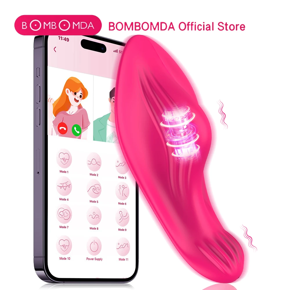 Butterfly Wearable Vibrator Wireless APP Remote Panties Dildo Vibrator for Women Clitoral Stimulator Massage Erotic Sex Toys 18+