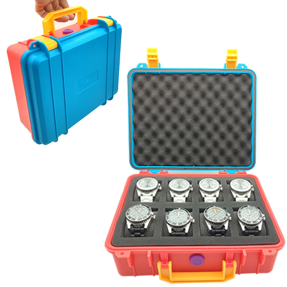 Waterproof Tool Storage Box Watch Case Protection Box Protective Sponge Shockproof Storage Case Electric toolbox