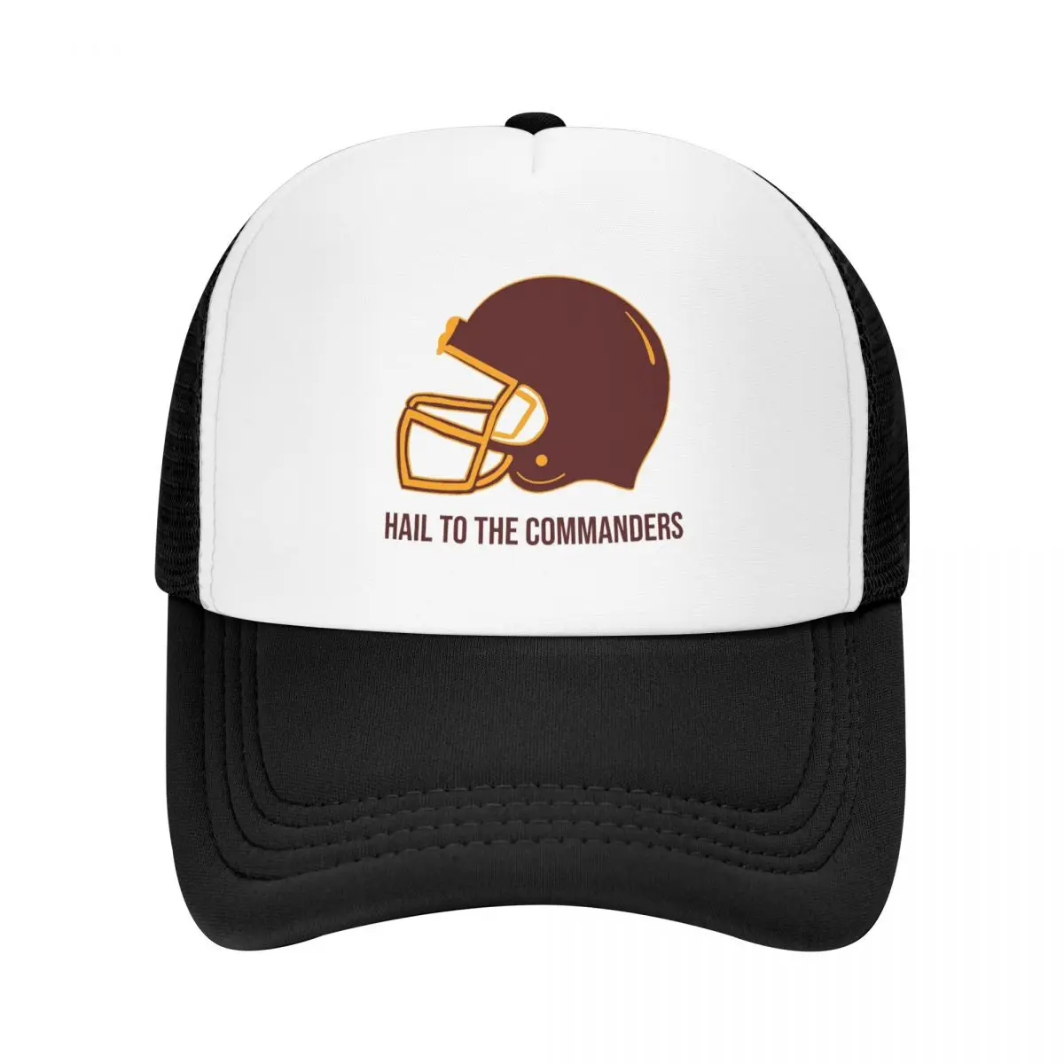 Hail To The Commanders - Washington Commanders Cap Mesh Baseball Caps Adjustable Hat Hip Hop Summer Unisex Baseball Hats