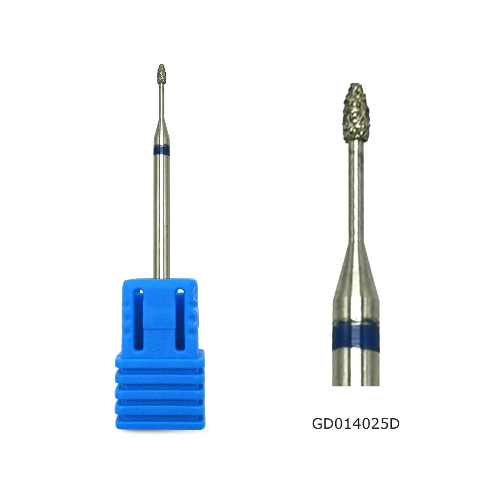 HYTOOS Russian Diamond Nail Drill Bit, Barrel Cuticle Burr, Electric Manicure Drills Accessories Supplier, 3.7*3.7mm