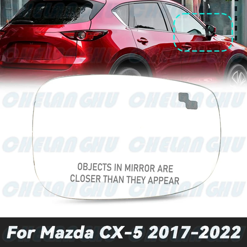 

Car Rearview Mirror Glass Without Wire For Mazda CX-5 2017 2018 2019 2020 US Version Right Side Heated Blind Spot Glass