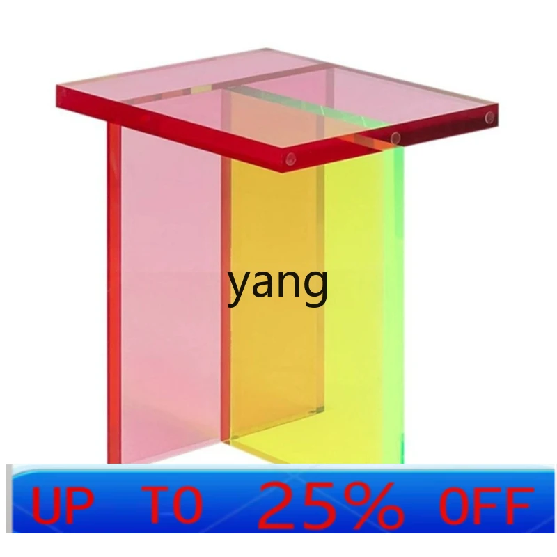 

LTT color acrylic transparent corner few living room sofa few tea
