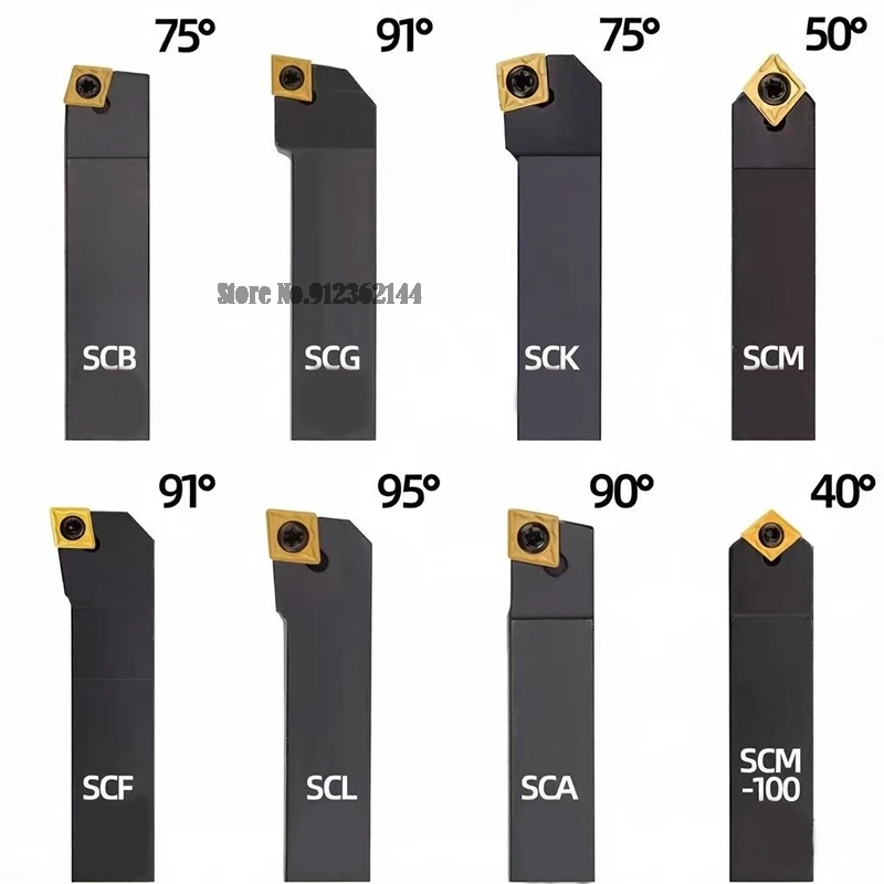 

SCLCR1010 1212 1616 2020 SCKCR SCFCR SCMCN SCGCR SCBCR SCACR Degrees External Turning Tool Holder For Used on CNC Lathe Machine