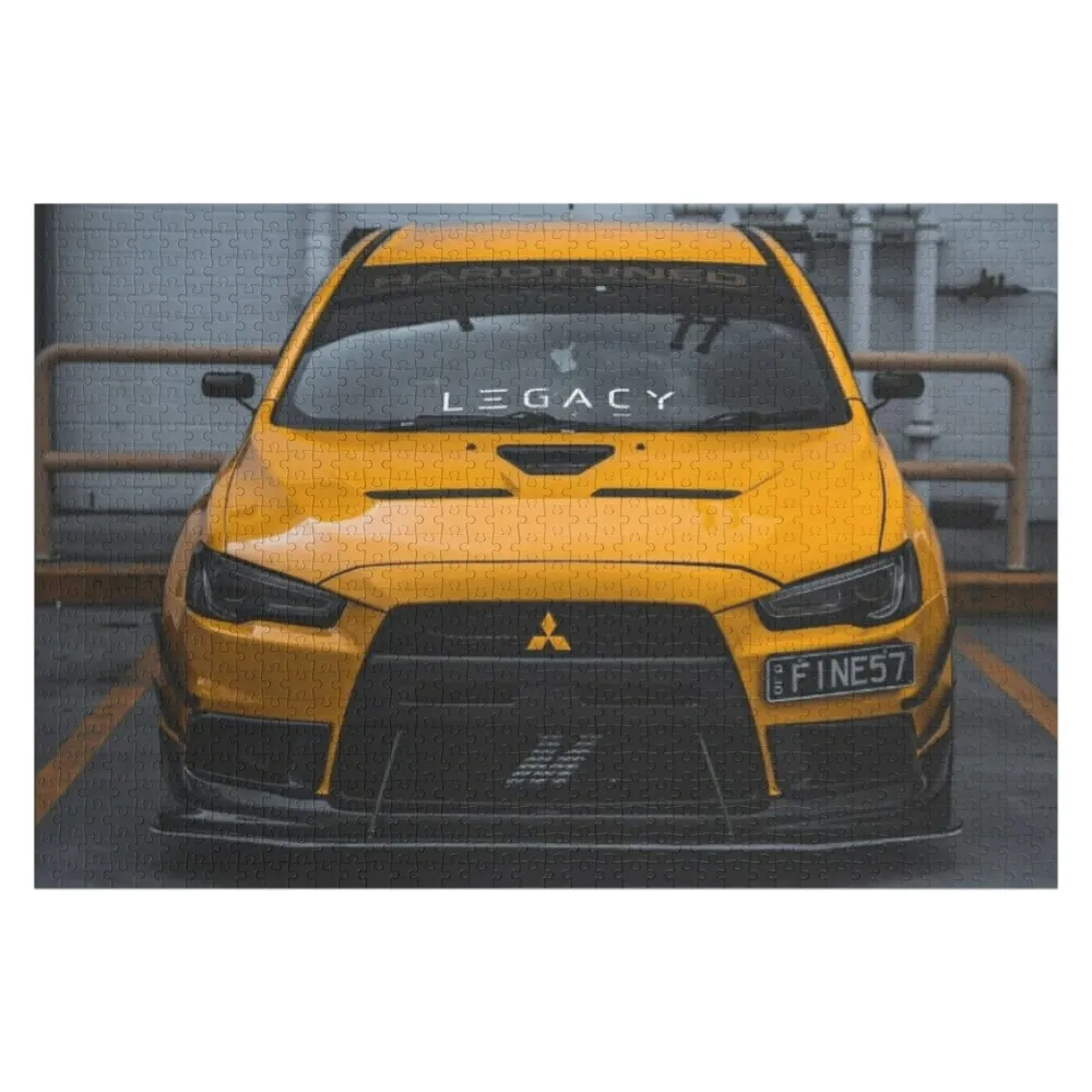 

Yellow Evo X. Jigsaw Puzzle Wooden Jigsaws For Adults Custom Child Anime Toddler Toys Puzzle
