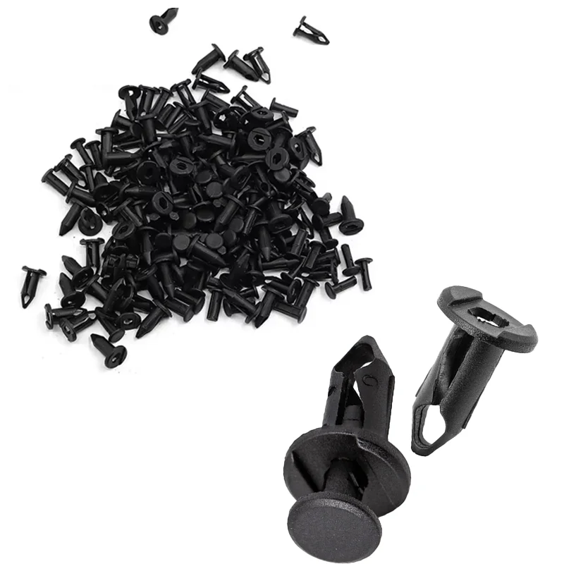 100pcs 8mm Universal Auto Body Clips for RZR/Maverick/SUV/Truck/Can Am - Bumper/Fender Retainer Fasteners